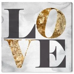 Oliver Gal Build On Love Stone Canvas Art Collection