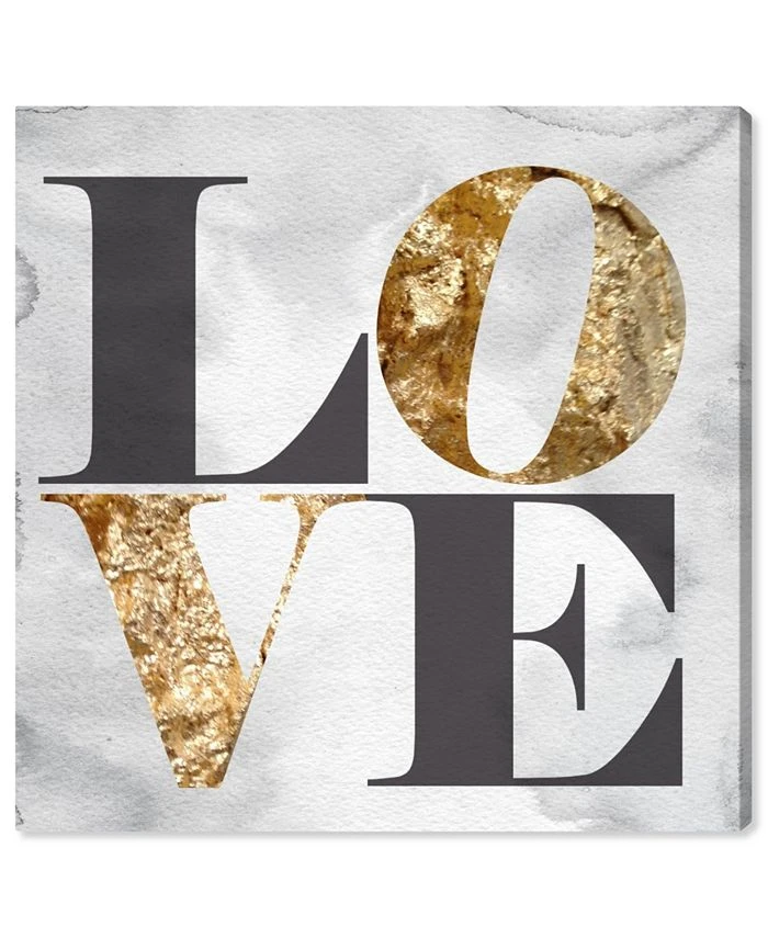 Oliver Gal Build On Love Stone Canvas Art Collection