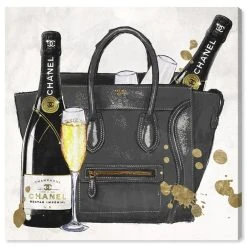 Oliver Gal I Brought The Champagne Canvas Art - 24 X 24 X 1.5