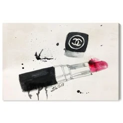 Oliver Gal Lipstick Stains Canvas Art, 15 X 10
