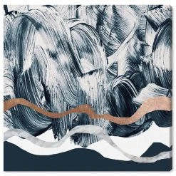 Oliver Gal Bath In Copper Mountain Canvas Art Collection