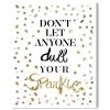 Oliver Gal Life Reminder Quote Giclee Art Print On Gallery Wrap Canvas