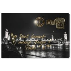 Oliver Gal Paris Gold Letter Canvas Art Collection