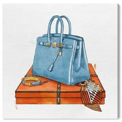 Oliver Gal My Bag Collection III Canvas Art, 12 X 12