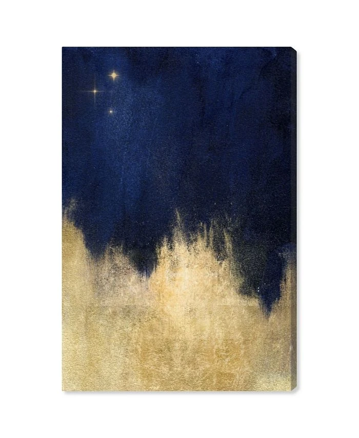 Oliver Gal Stars At Midnight Canvas Art, 24 X 16