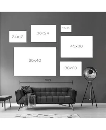 Oliver Gal Stars At Midnight Canvas Art, 24 X 16 - Image 2