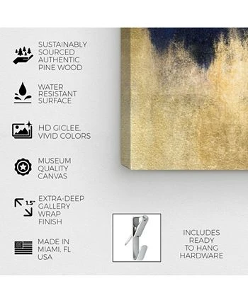 Oliver Gal Stars At Midnight Canvas Art, 24 X 16 - Image 3