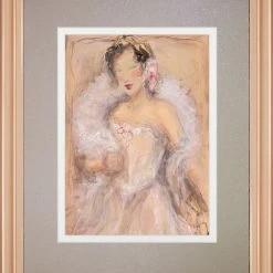 Classy Art Stole My Heart I By Dupre Framed Print Wall Art, 34 X 40