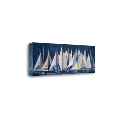 Tangletown Fine Art Set Sail By Maria Antonia Torres Fine Art Giclee Print On Gallery Wrap Canvas, 34 X 12