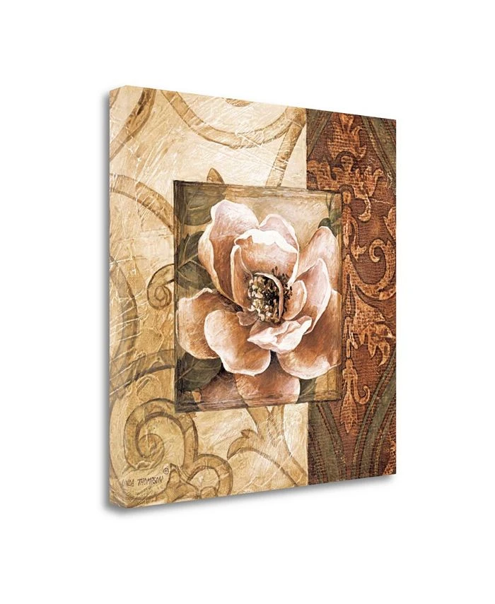 Tangletown Fine Art Linen Roses II By Linda Thompson Fine Art Giclee Print On Gallery Wrap Canvas, 20 X 20