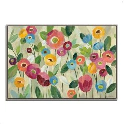 Tangletown Fine Art Y Tale Flowers V By Silvia Vassileva Fine Art Giclee Print On Gallery Wrap Canvas, 32 X 22