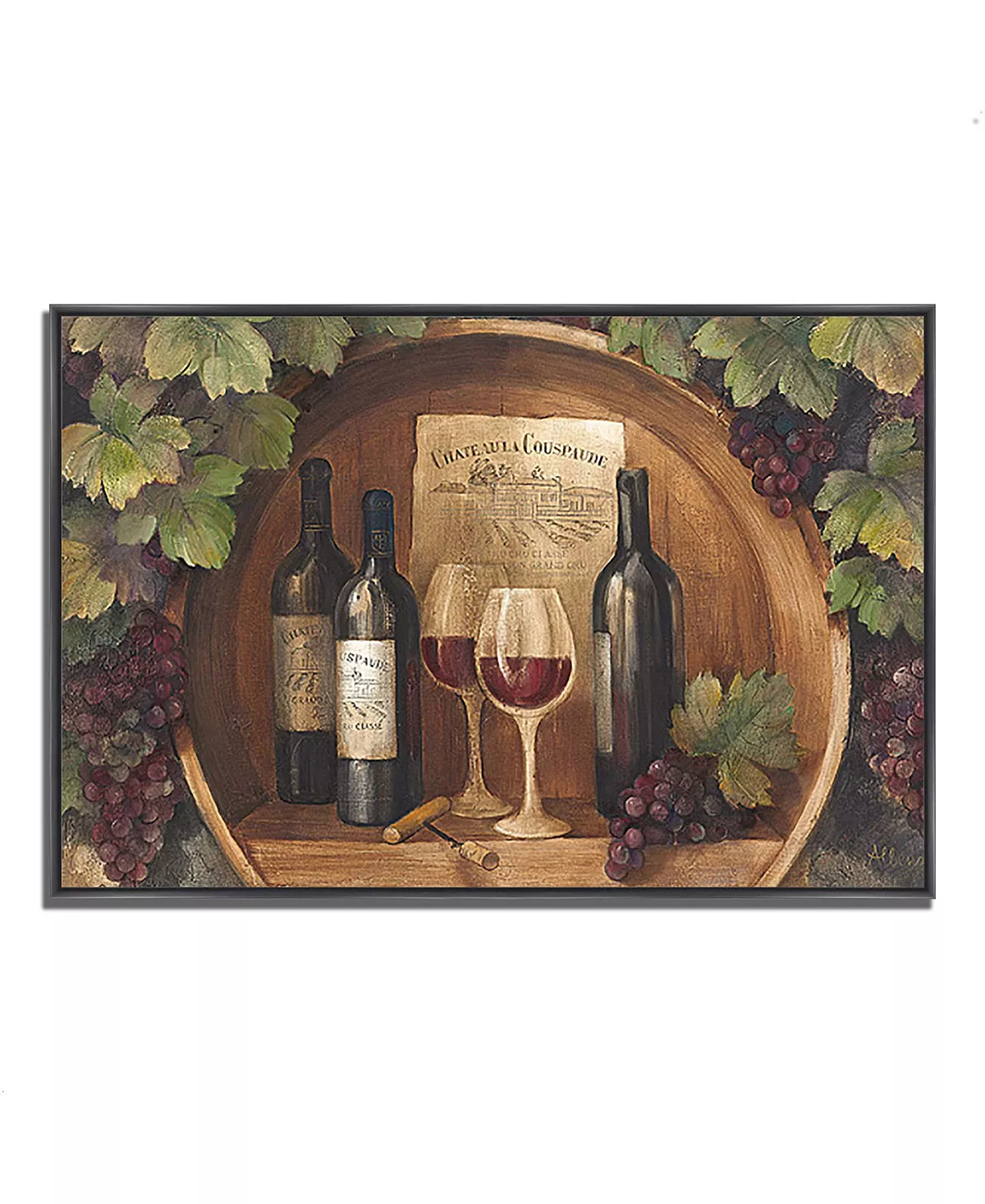 Tangletown Fine Art He Winery By Albena Hristova Fine Art Giclee Print On Gallery Wrap Canvas, 47 X 32