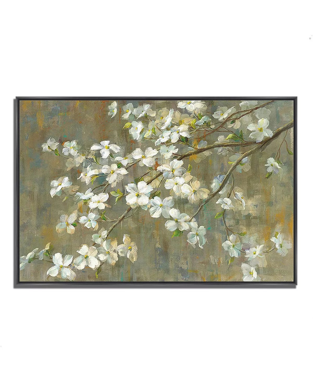 Tangletown Fine Art Dogwood In Spring By Danhui Nai Fine Art Giclee Print On Gallery Wrap Canvas, 32 X 22
