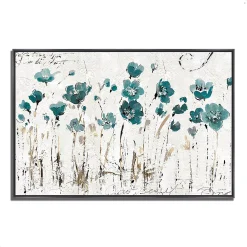 Tangletown Fine Art Bstract Balance VI Blue By Lisa Audit Fine Art Giclee Print On Gallery Wrap Canvas, 32 X 22