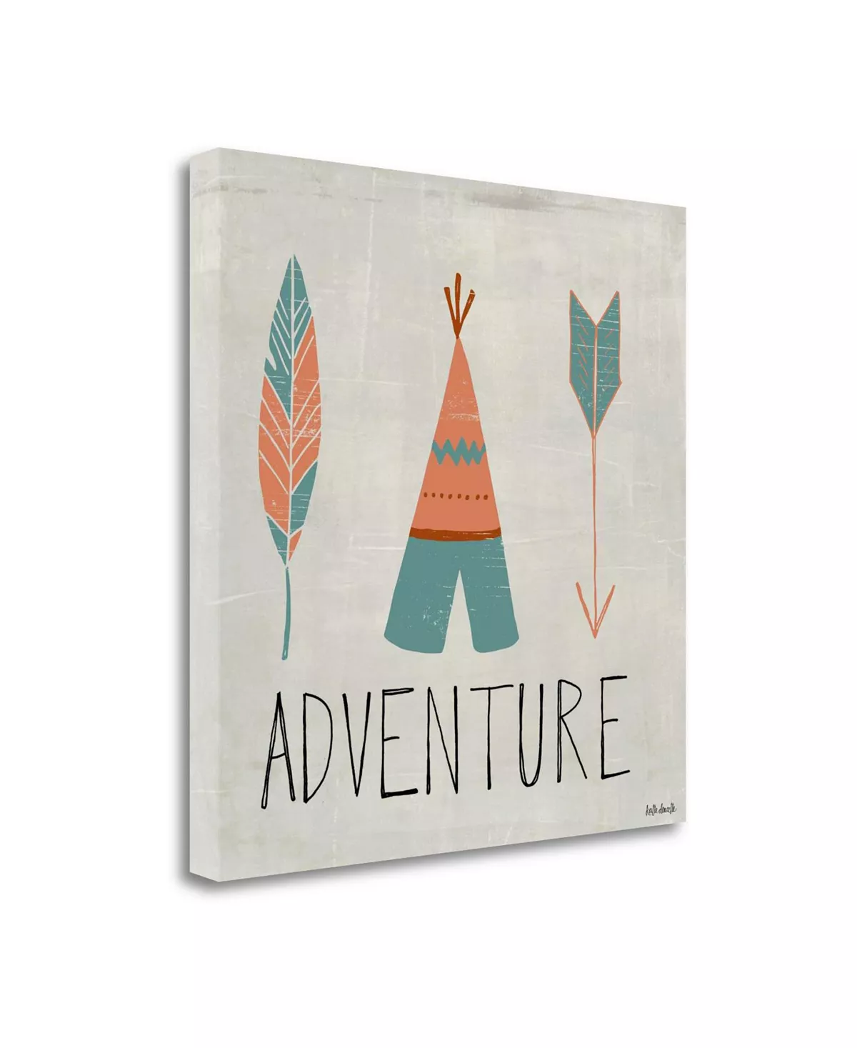 Tangletown Fine Art Dventure By Katie Doucette Giclee Print On Gallery Wrap Canvas, 20 X 20 - Image 2