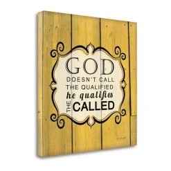 Tangletown Fine Art God Qualifies The Called By Jennifer Pugh Giclee Print On Gallery Wrap Canvas, 20 X 20