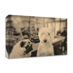 Tangletown Fine Art Singles Night By Edward M. Fielding Print On Canvas, 24 X 16