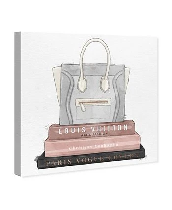 Oliver Gal My Fancy Purse And Books Canvas Art - 30 X 30 X 1.5 - Image 2