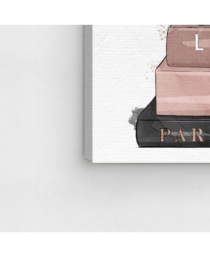 Oliver Gal My Fancy Purse And Books Canvas Art - 30 X 30 X 1.5 - Image 4