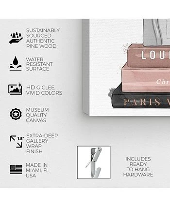 Oliver Gal My Fancy Purse And Books Canvas Art - 30 X 30 X 1.5 - Image 6