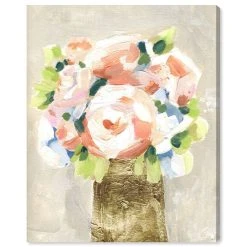 Oliver Gal Coral Peonies Canvas Art Collection