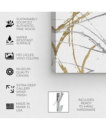 Oliver Gal Precious Metals Canvas Art, 45 X 30 - Image 3