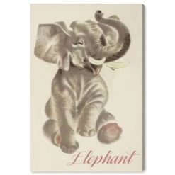 Oliver Gal Elephant Canvas Art Collection