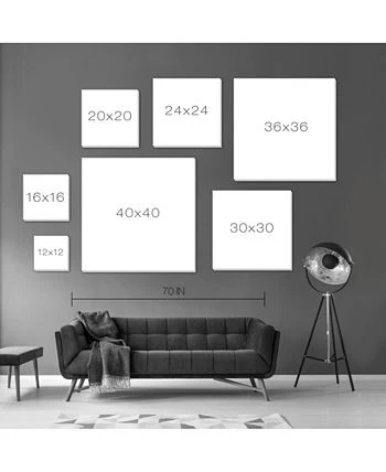 Oliver Gal US State Silhouette Giclee Art Print On Gallery Wrap Canvas - Image 2