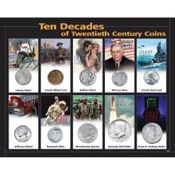 American Coin Treasures 10 Decades 20th Century Coins
