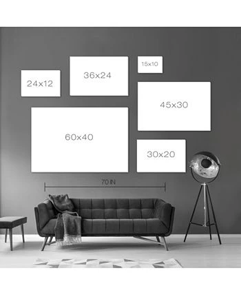 Oliver Gal Tiles Pattern Giclee Art Print On Gallery Wrap Canvas - Image 2