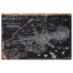 Oliver Gal Vintage New England Giclee Art Print On Gallery Wrap Canvas