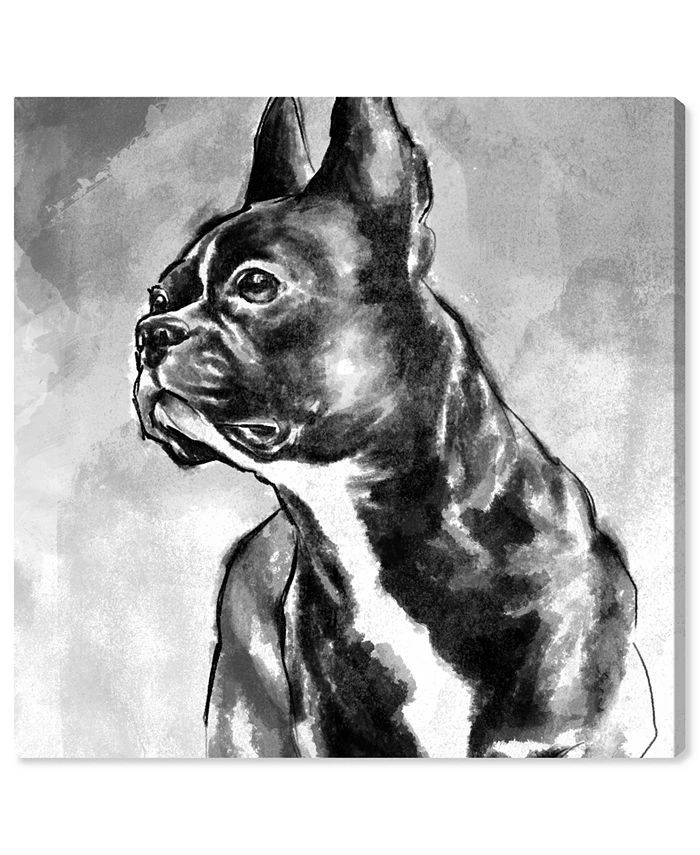 Oliver Gal French Bulldog Canvas Art - 12 X 12 X 1.5