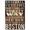 Oliver Gal Boston Red Sox Canvas Art Collection