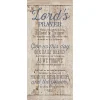 Dexsa Lord's Prayer New Horizons Wood Plaque, 5.5 X 12