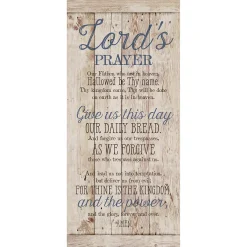 Dexsa Lord's Prayer New Horizons Wood Plaque, 5.5 X 12