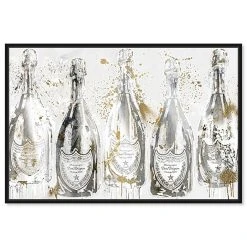 Oliver Gal Party Of Light With Champagne Fashion And Glam Framed Wall Art