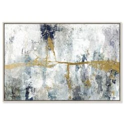 Oliver Gal Cean Divide Abstract Framed Wall Art