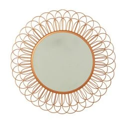 Nearly Natural Scalloped Mirror Wall Decor, 34