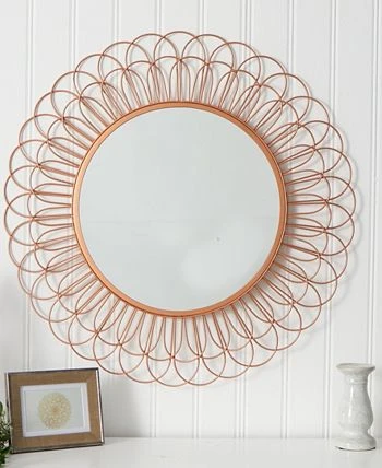 Nearly Natural Scalloped Mirror Wall Decor, 34 - Image 3