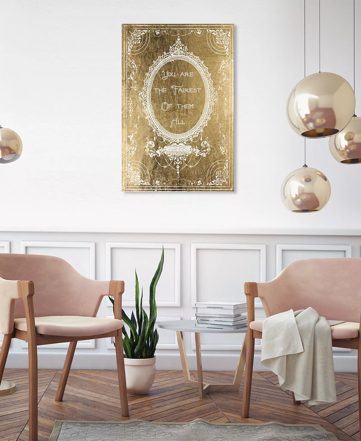 Oliver Gal Mirror Queen Quote Giclee Print On Gallery Wrap Canvas Art - Image 3