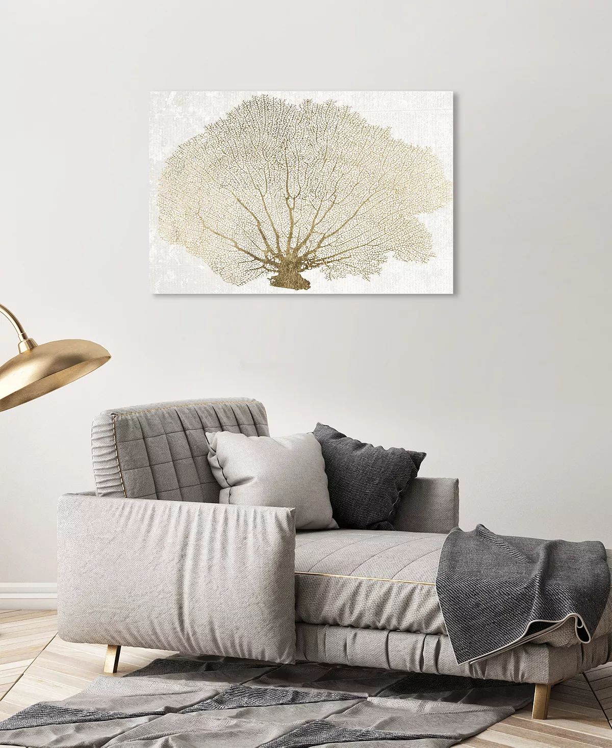 Oliver Gal Modern Marine Plant Giclee Print On Gallery Wrap Canvas Art - Image 3