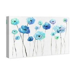 Oliver Gal Cool Toned Florals Canvas Art Collection