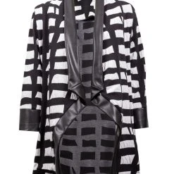 Joseph Ribkoff LEATHER TRIM JACKET