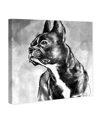 Oliver Gal French Bulldog Canvas Art - 12 X 12 X 1.5 - Image 2