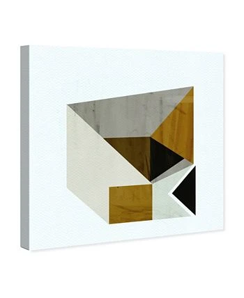 Oliver Gal Mustard Geo Canvas Art - 12 X 12 X 1.5 - Image 2