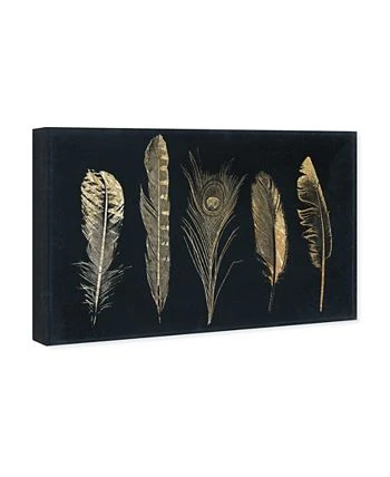 Oliver Gal Corinthian Feathers Canvas Art - 20 X 30 X 1.5 - Image 2