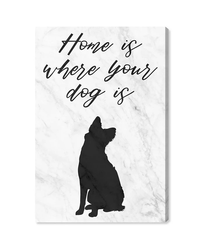 Oliver Gal Pet Love Quote Giclee Art Print On Gallery Wrap Canvas