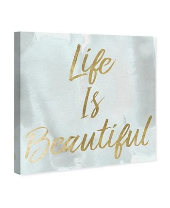 Oliver Gal Metallic Ink Quote Giclee Art Print On Gallery Wrap Canvas - Image 2