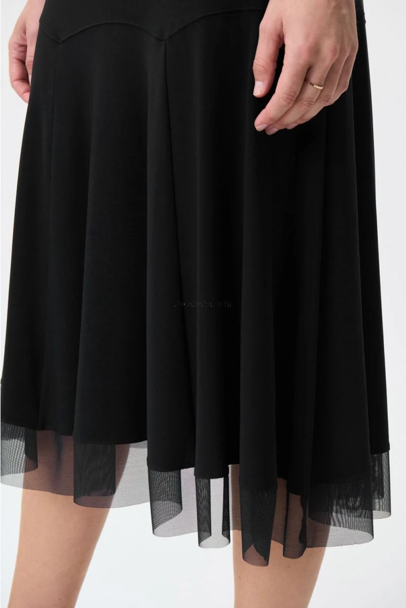 Joseph Ribkoff SKIRT WITH MESH HEM - Image 2