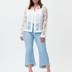 Joseph Ribkoff LACE JEAN JACKET